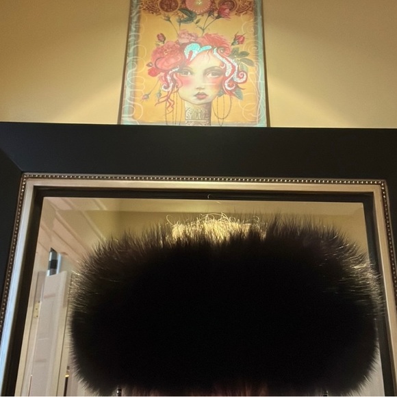 Genuine Rabbit Fur Head Band or Scarf - Picture 3 of 4